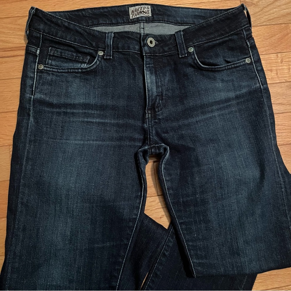 Naked and Famous - The Straight - cashmere blend denim